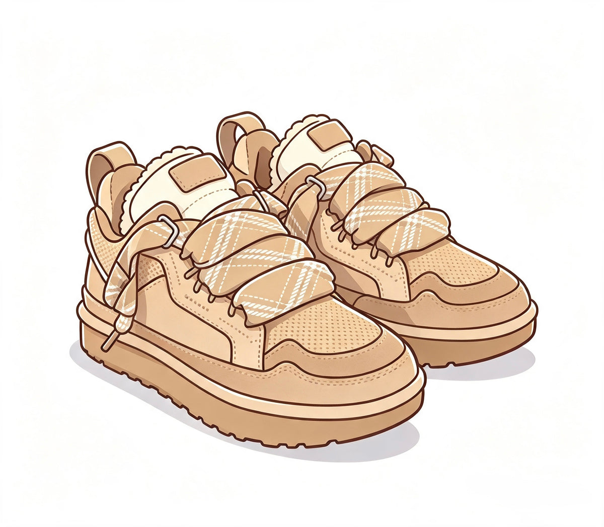 UGG Boots Tan/Cream